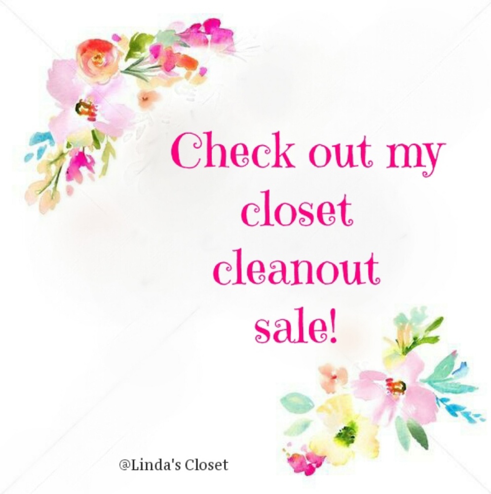 CLOSET SALE going on now!